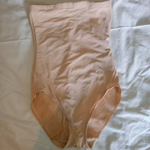 Miracle Suit Sexy Sheer Shaping High-Waist Brief Nude Small - Picture 5 of 7